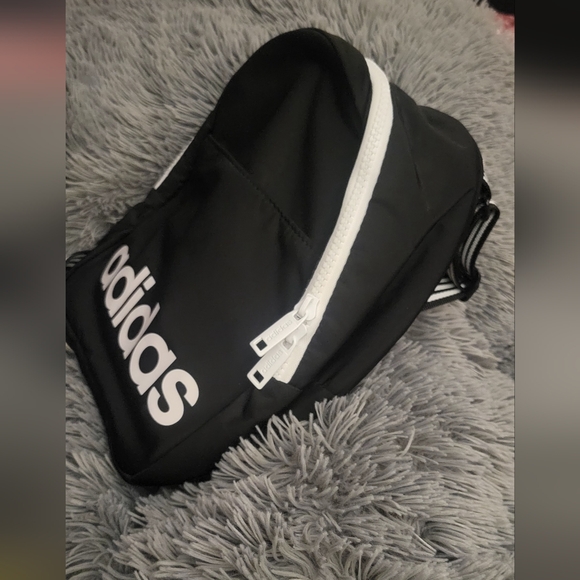 Unisex Adidas Core Mini Black & White Backpack bag - Picture 7 of 9